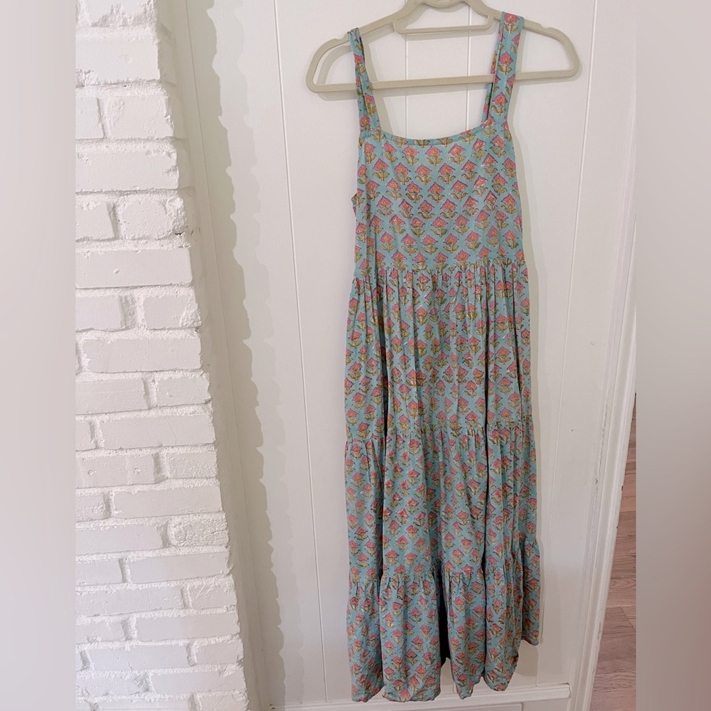 Floral Sleeveless Maxi Dress